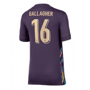 Fotbalové Dres Anglie Conor Gallagher #16 Dámské Venkovní Oblečení ME 2024 Krátký Rukáv
